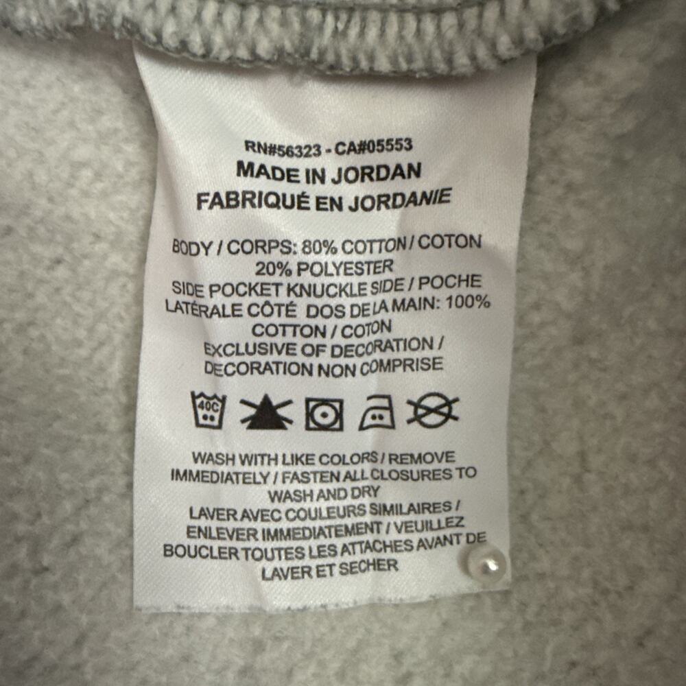 Nike Mens M Cargo Joggers Heather Gray Sportswear Club Fleece Sweatpants - Picture 7 of 9